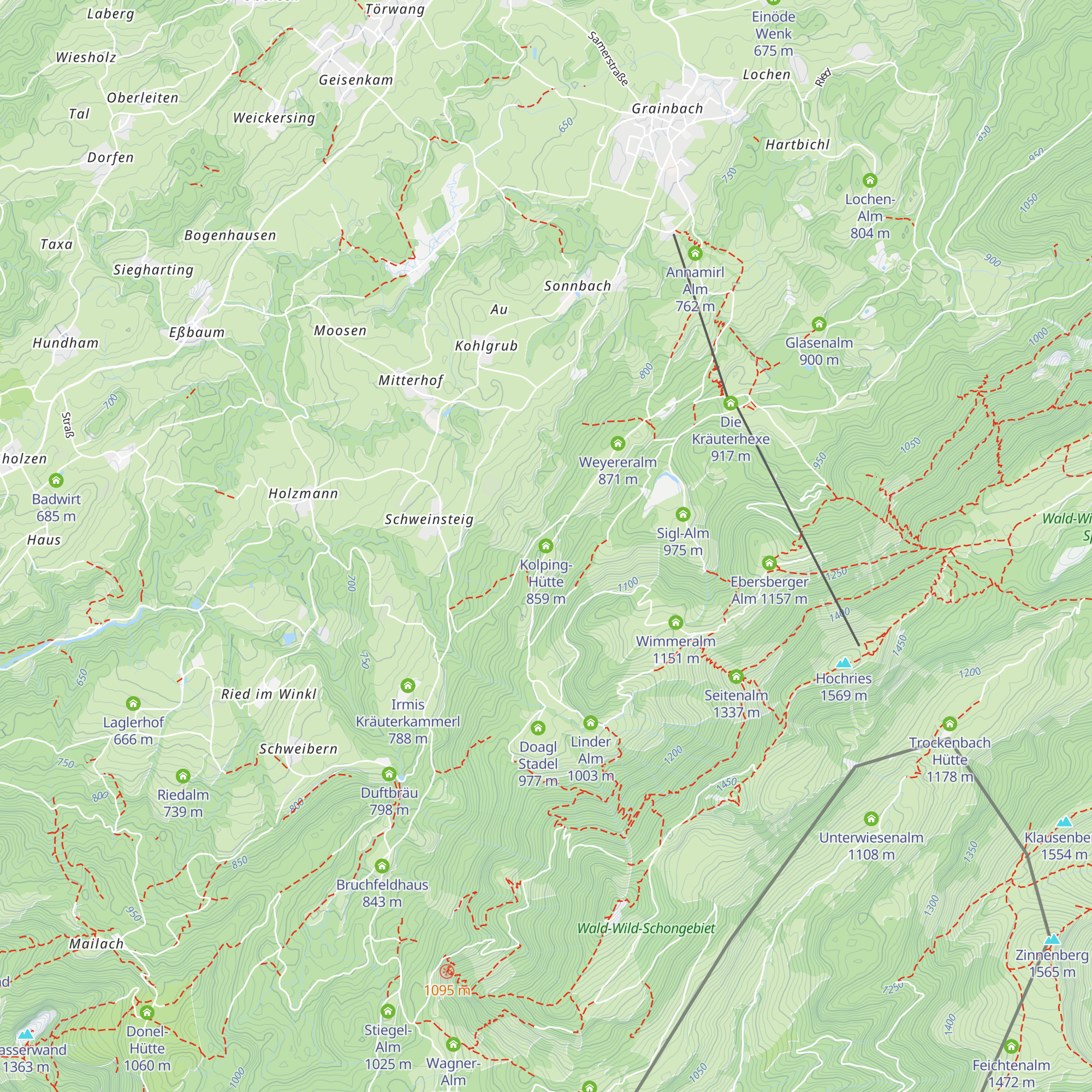 Kolping-Hütte map