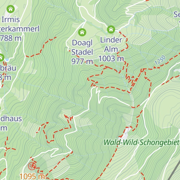 Map of Sachrinnstein-Jagdhütte