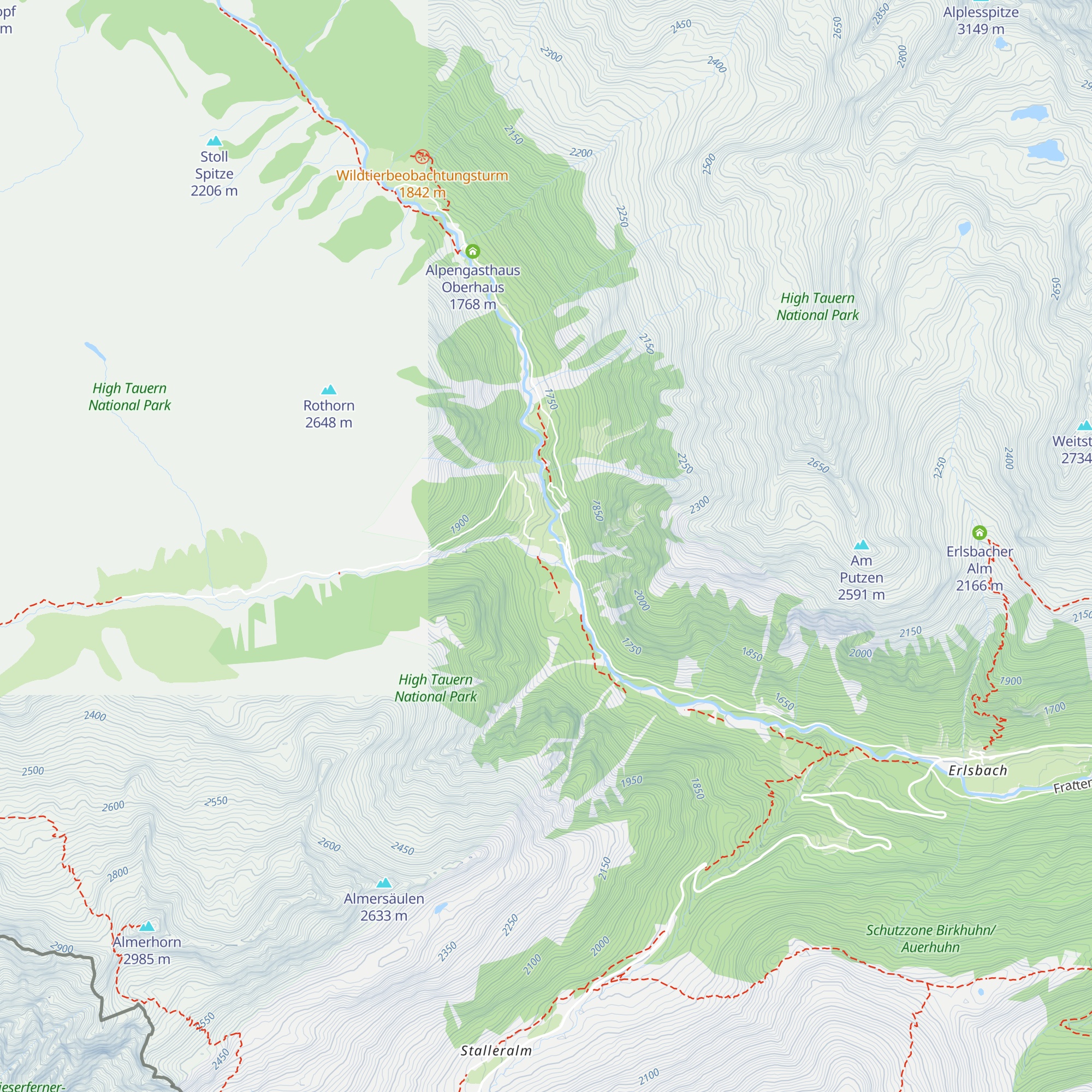Alpengasthof Patsch map