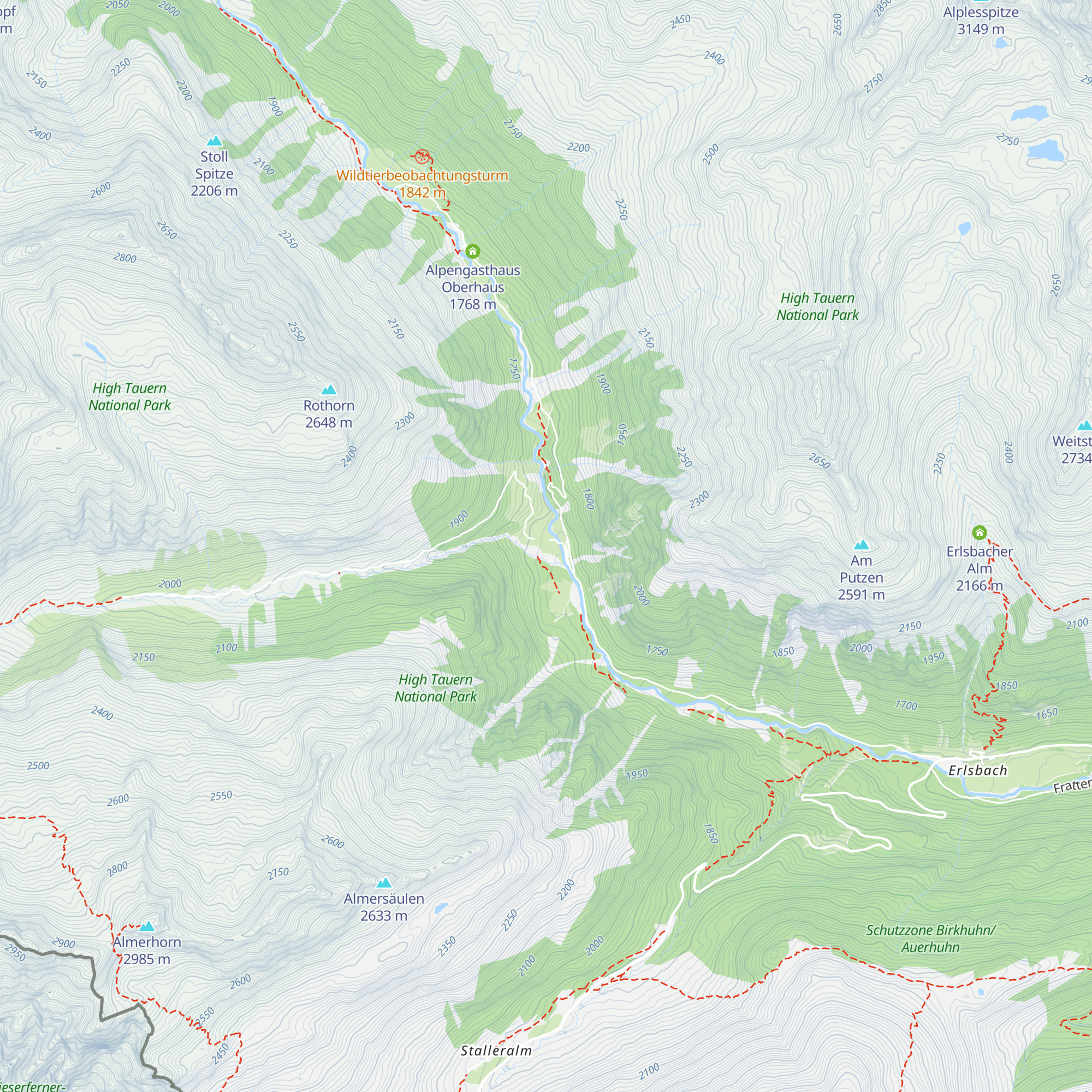 Alpengasthof Patsch map