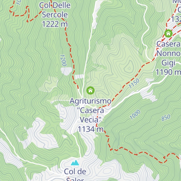Map of Agriturismo "Casera Vecia"