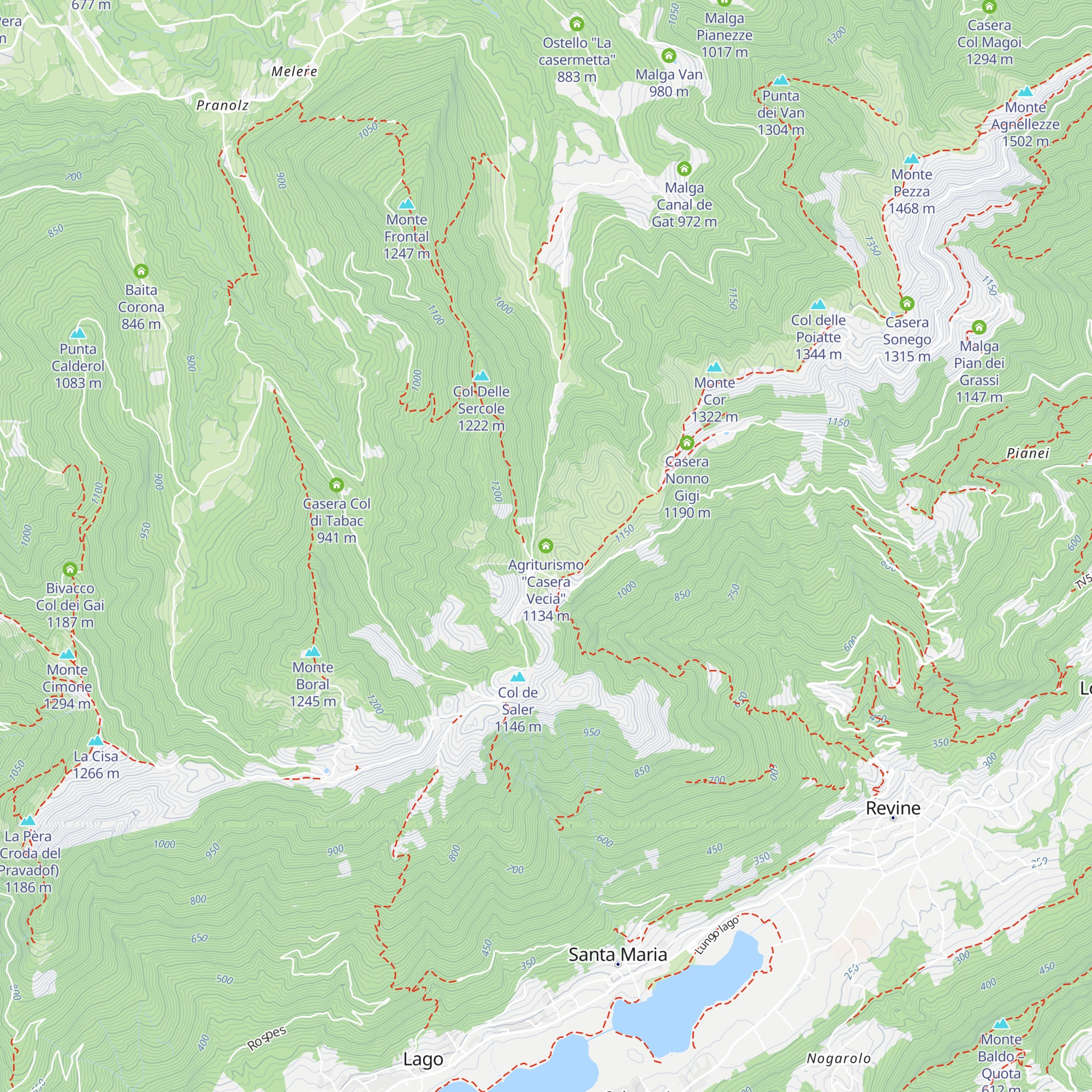 Agriturismo "Casera Vecia" map