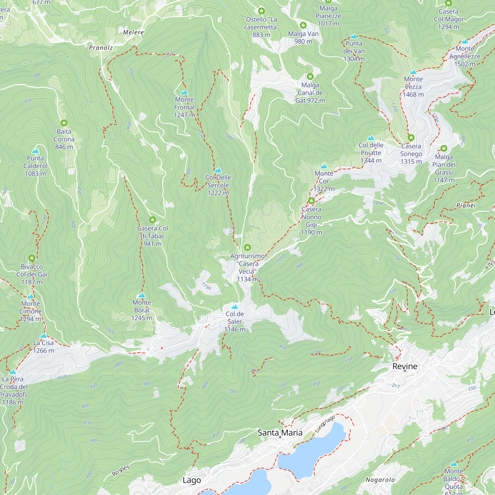 Agriturismo "Casera Vecia" map