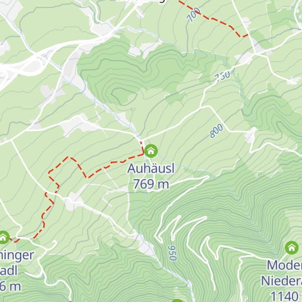 Map of Auhäusl