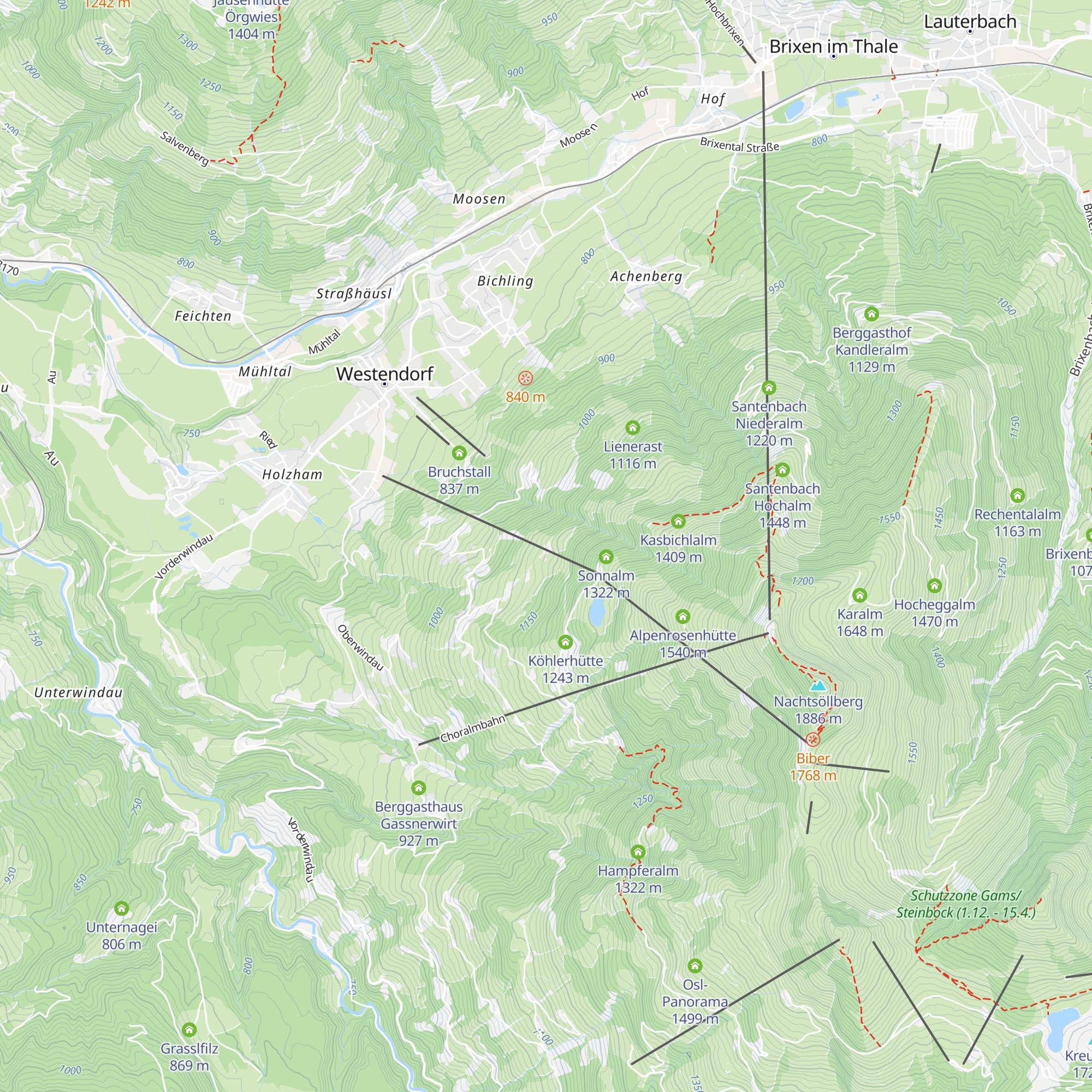 Alte Mittelstation map