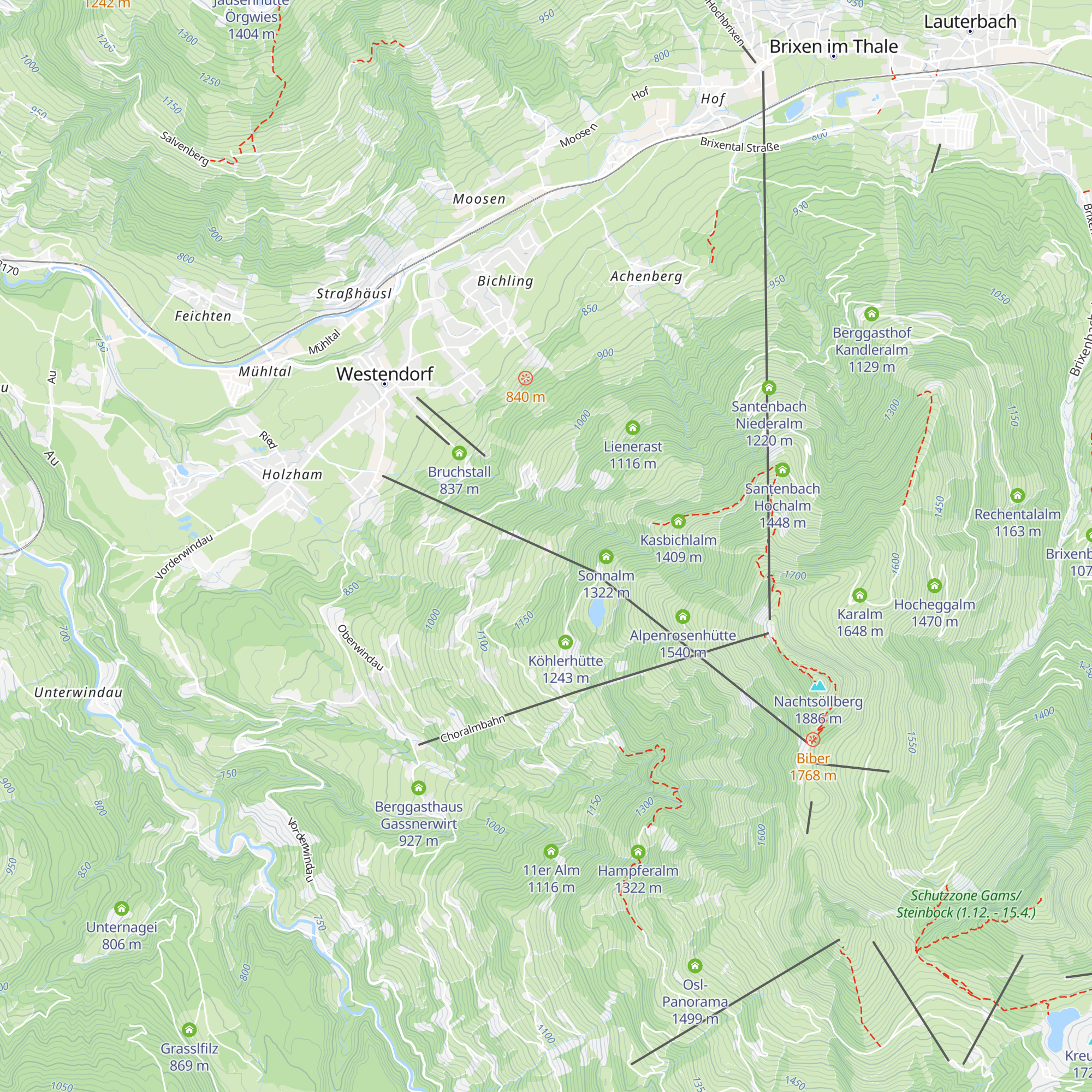 Alte Mittelstation map