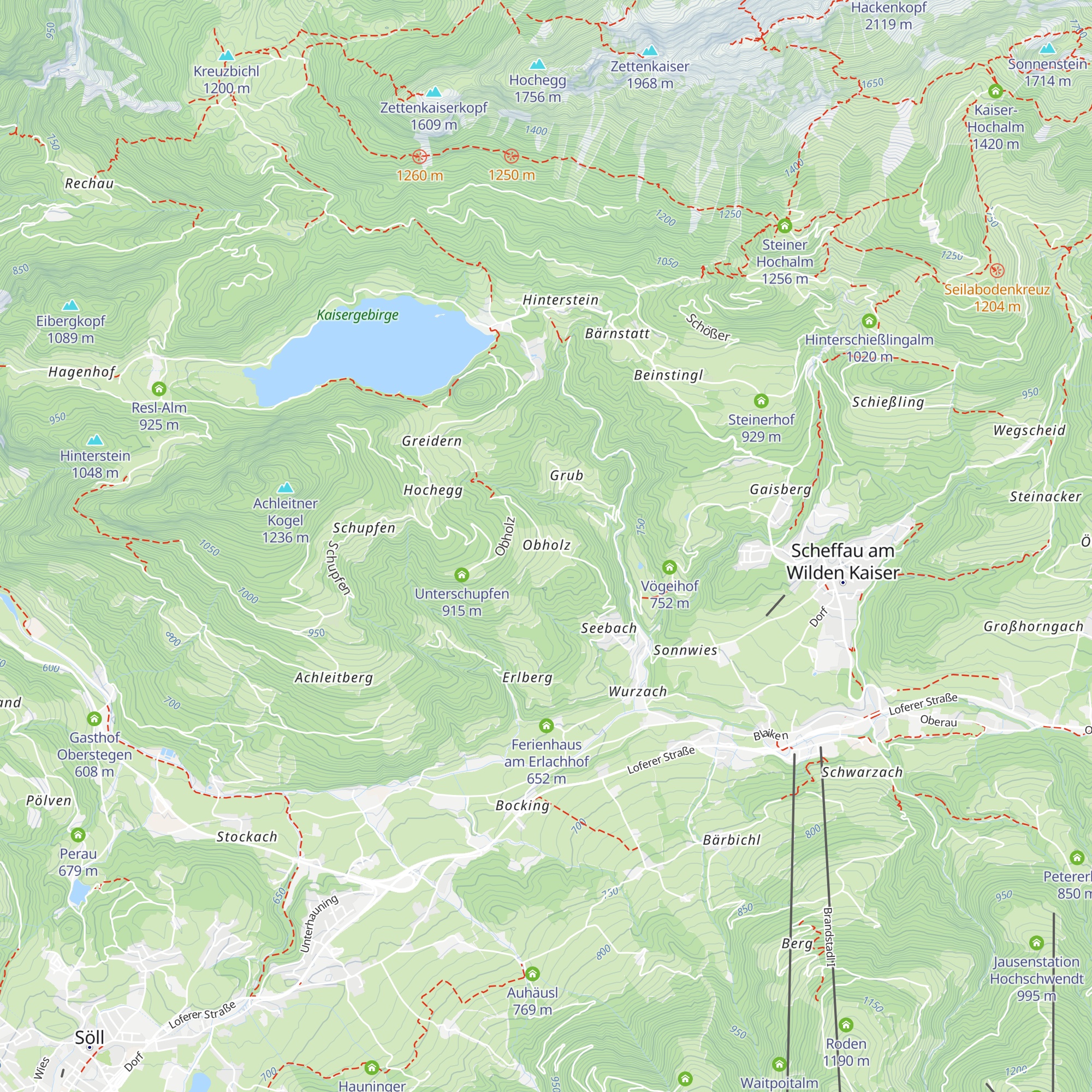 Obholzhof map