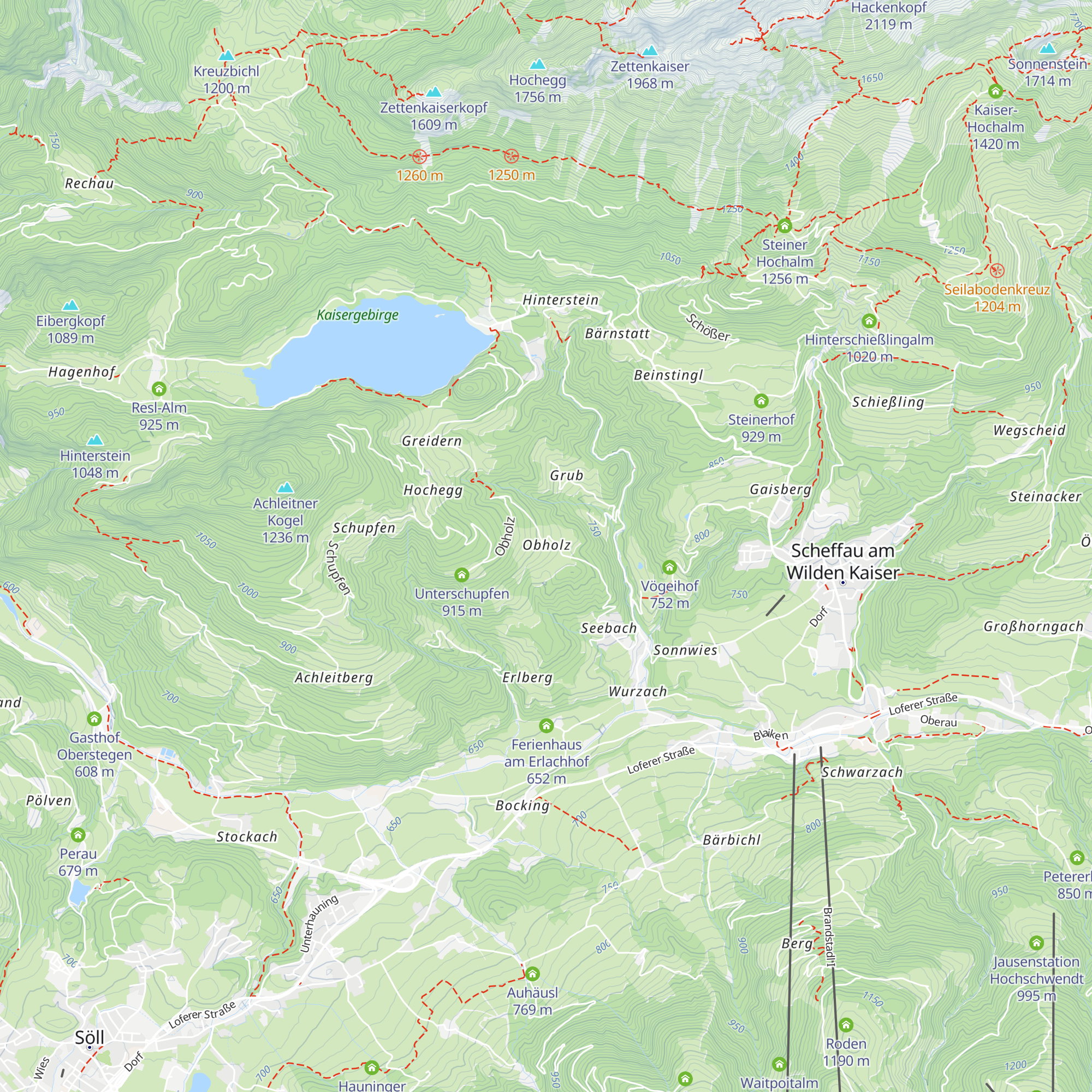 Obholzhof map