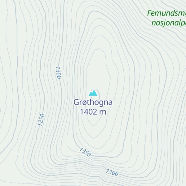 Map of Grøthogna