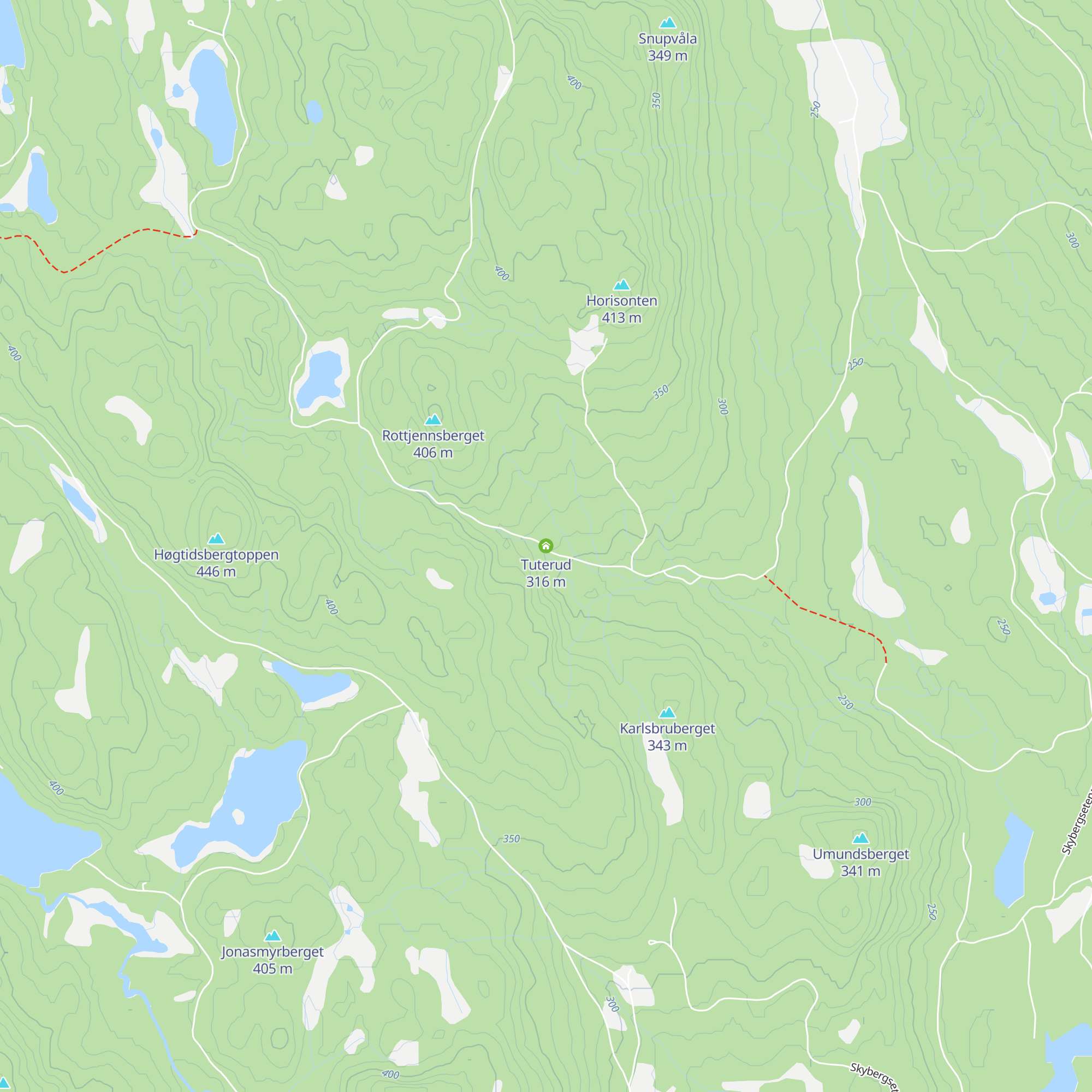 Tuterud map