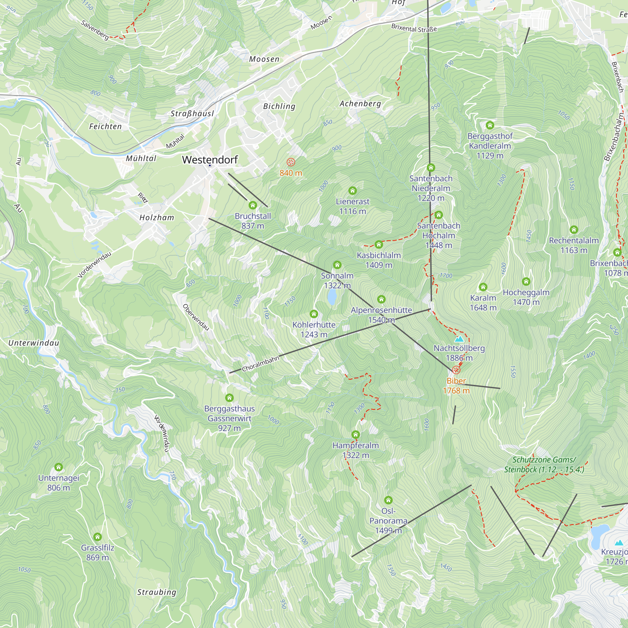 Köhlerhütte map