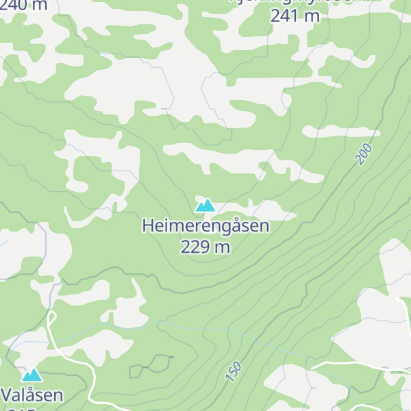 Map of Heimerengåsen