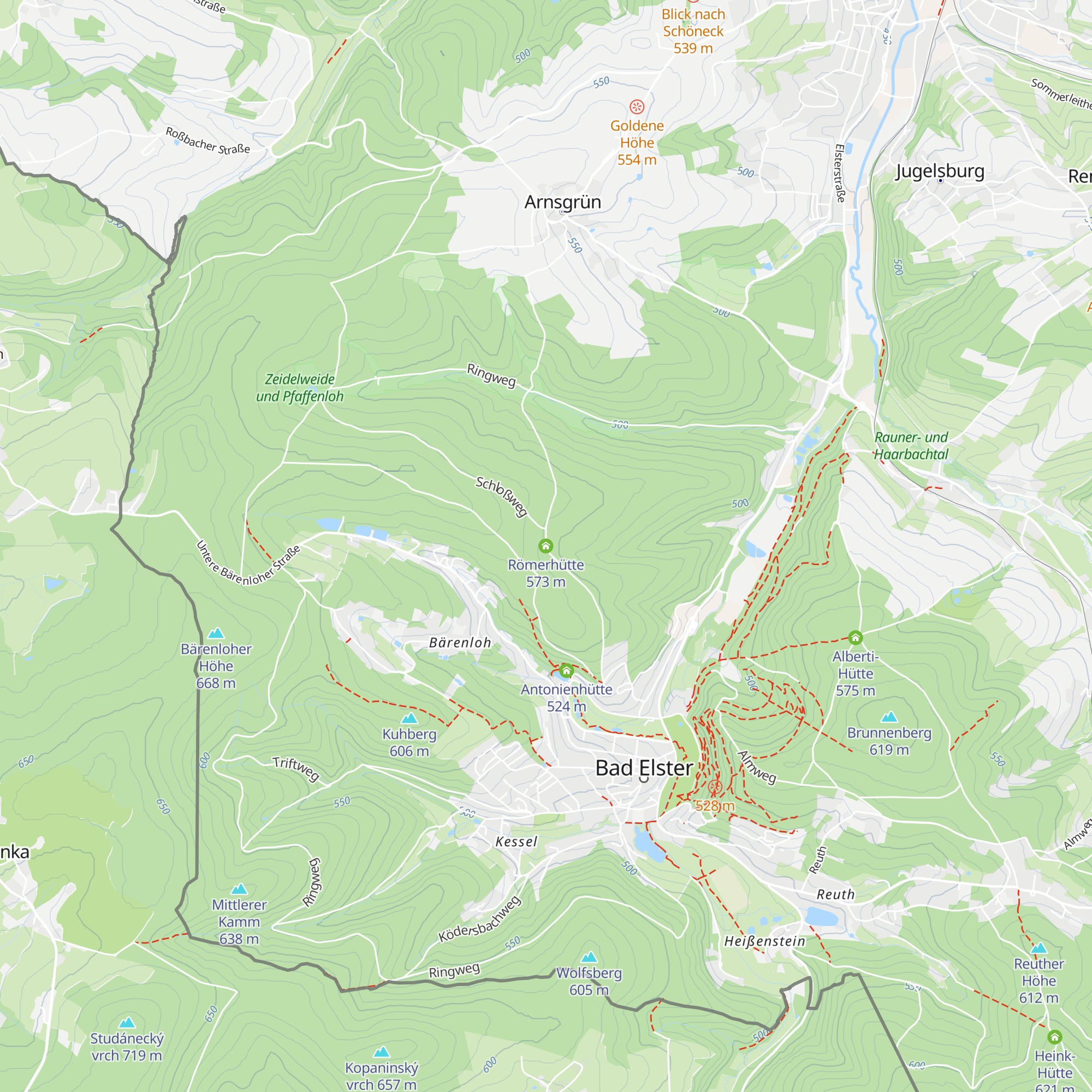 Römerhütte map