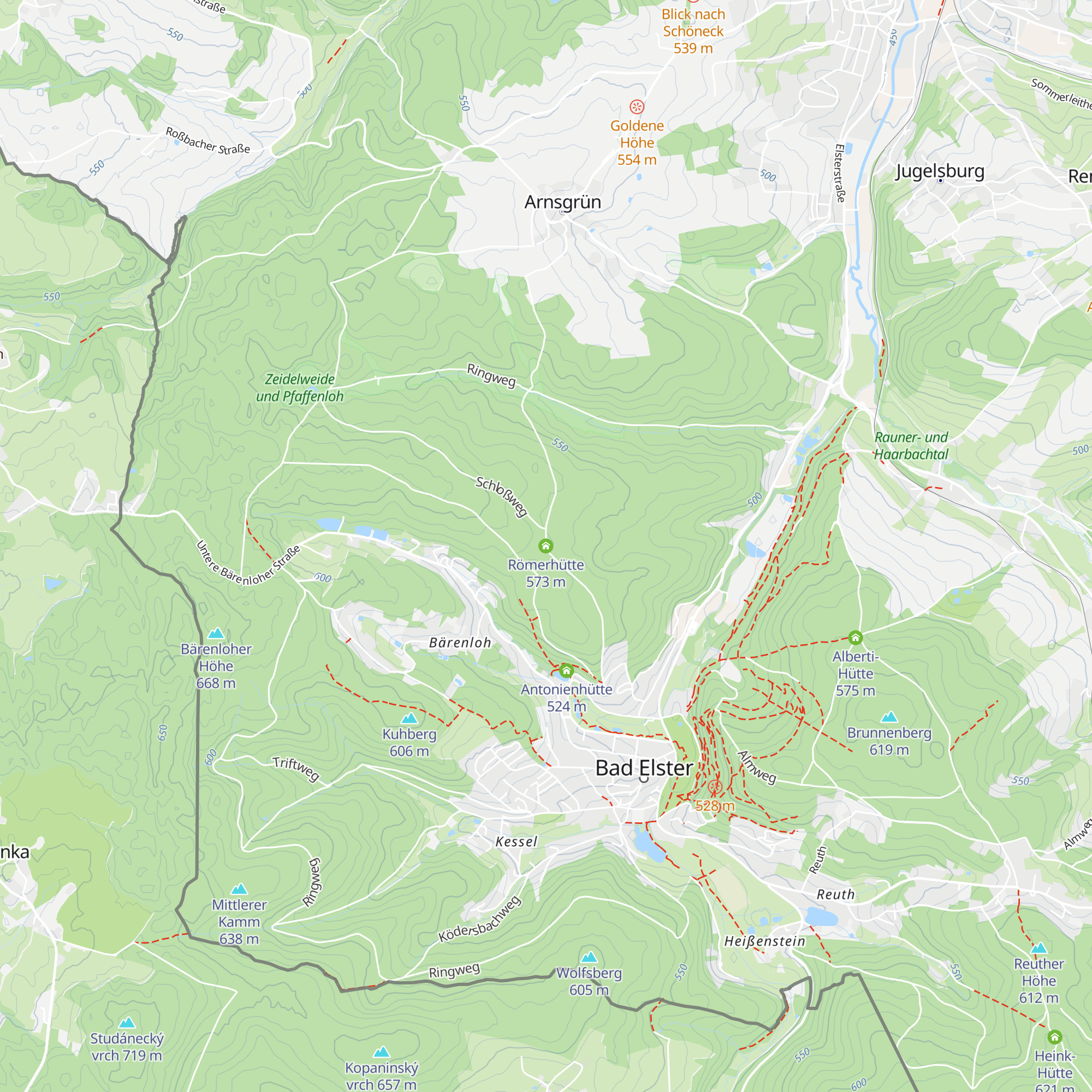 Römerhütte map