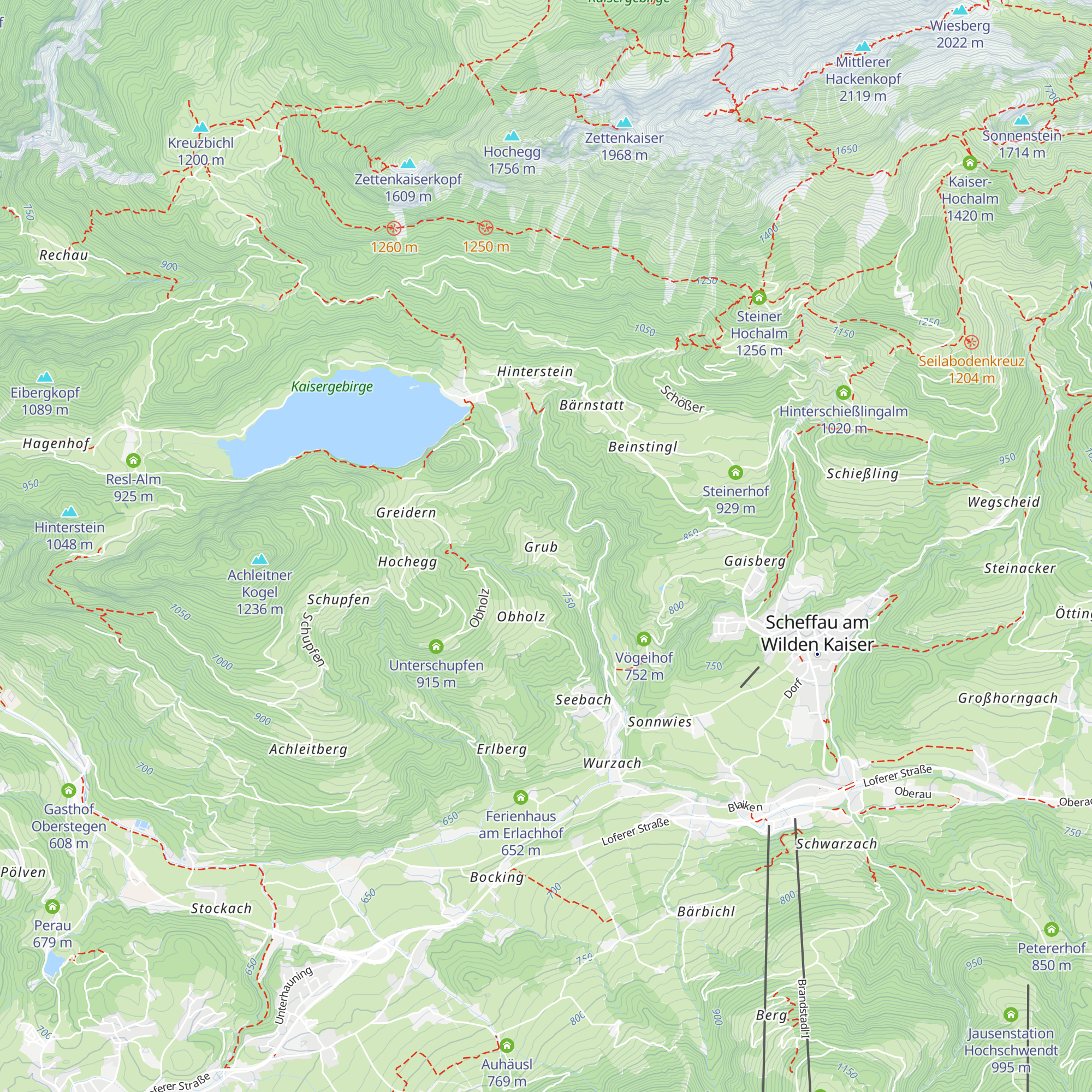Gruberhof map