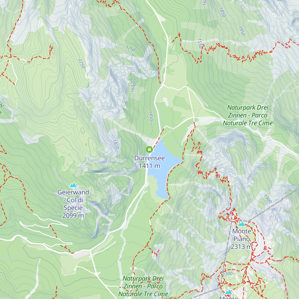 Dürrensee map