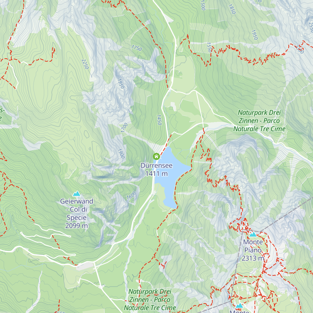 Dürrensee map
