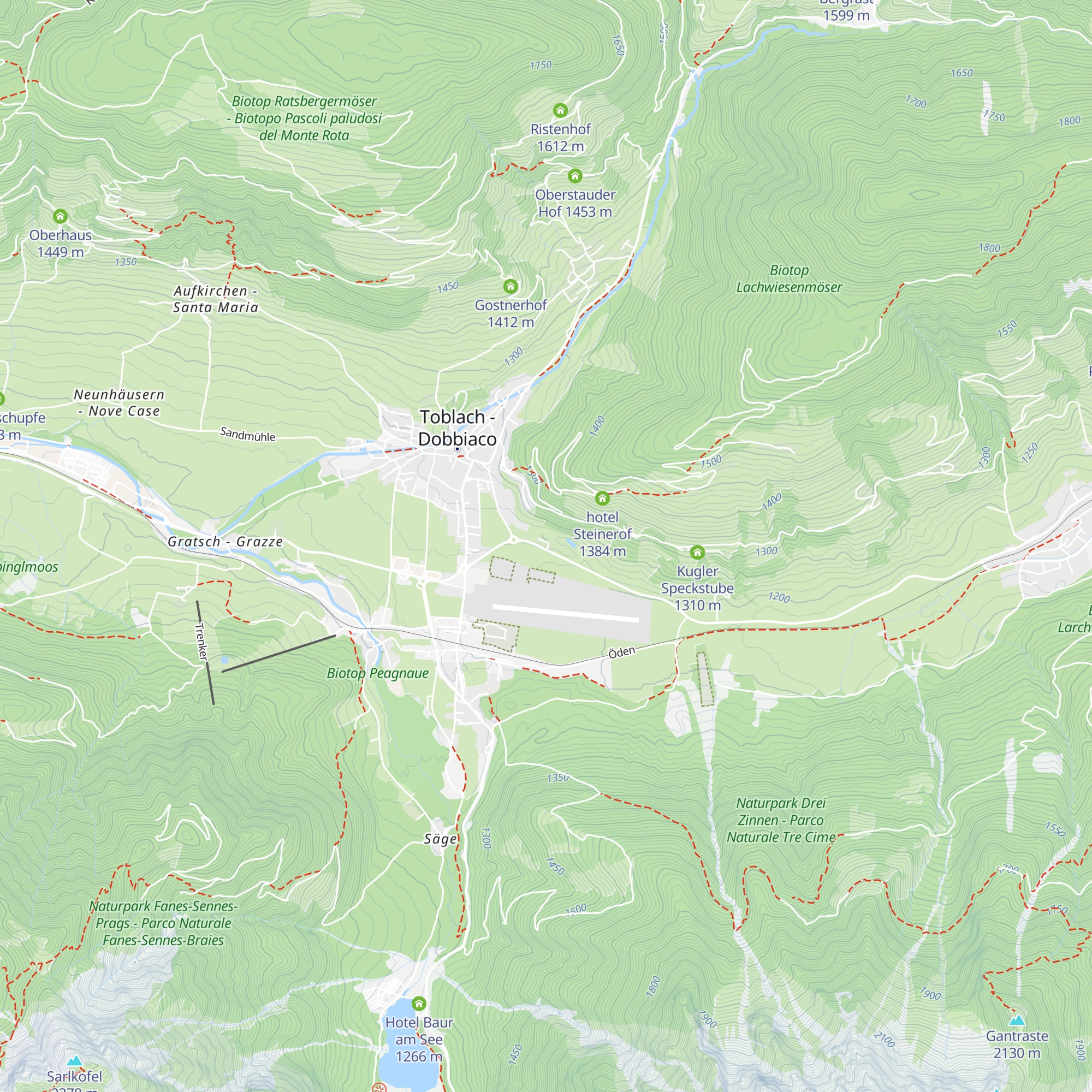 Rosengarten map