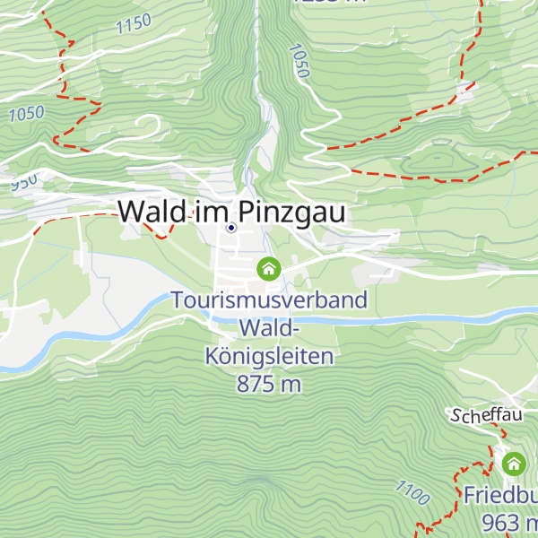 Map of Tourismusverband Wald-Königsleiten
