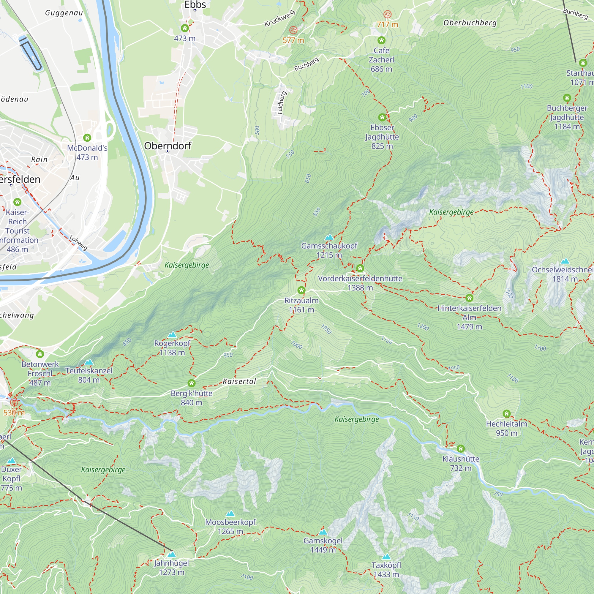 Manharteralm map
