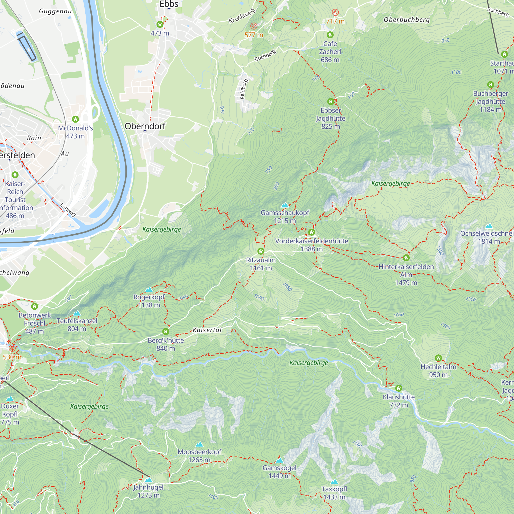 Manharteralm map