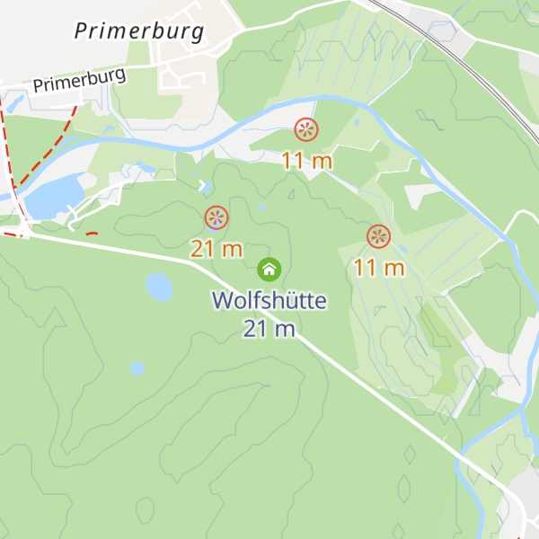 Map of Wolfshütte