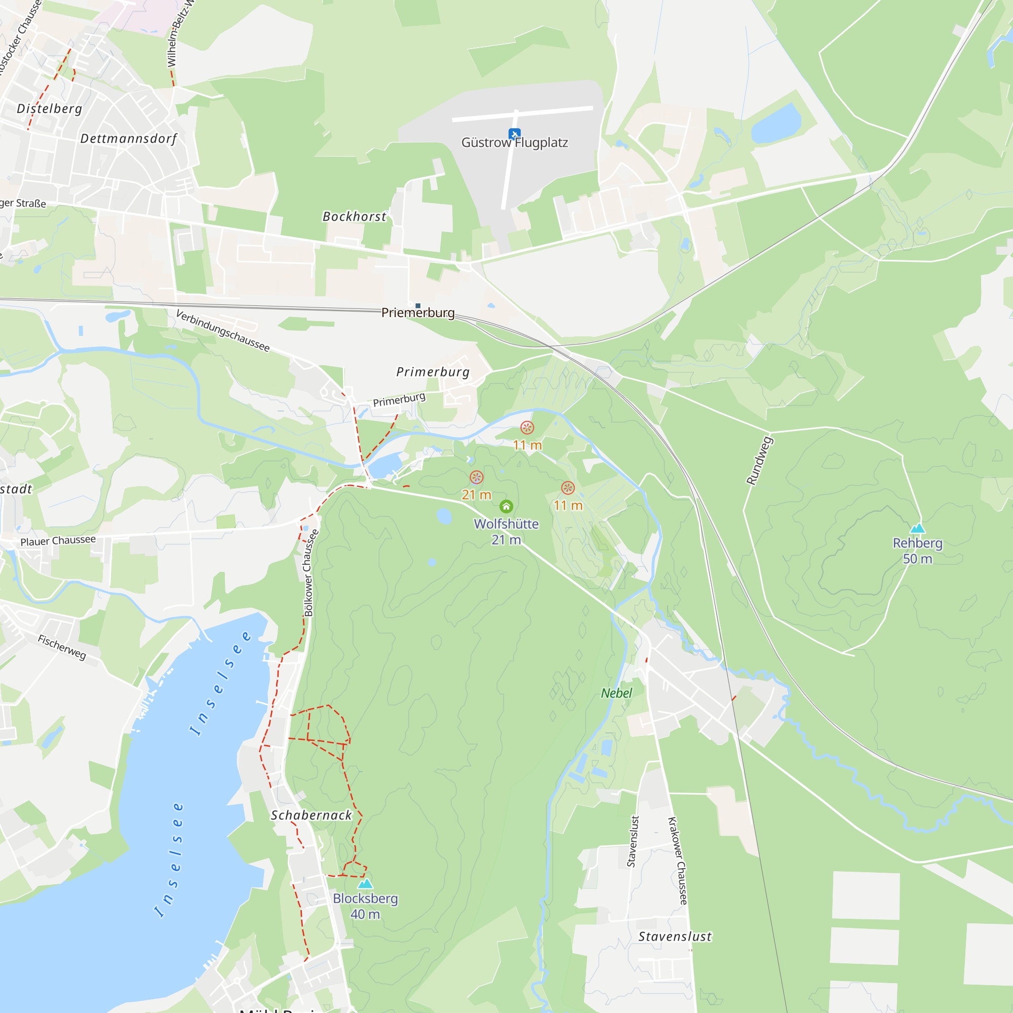Wolfshütte map