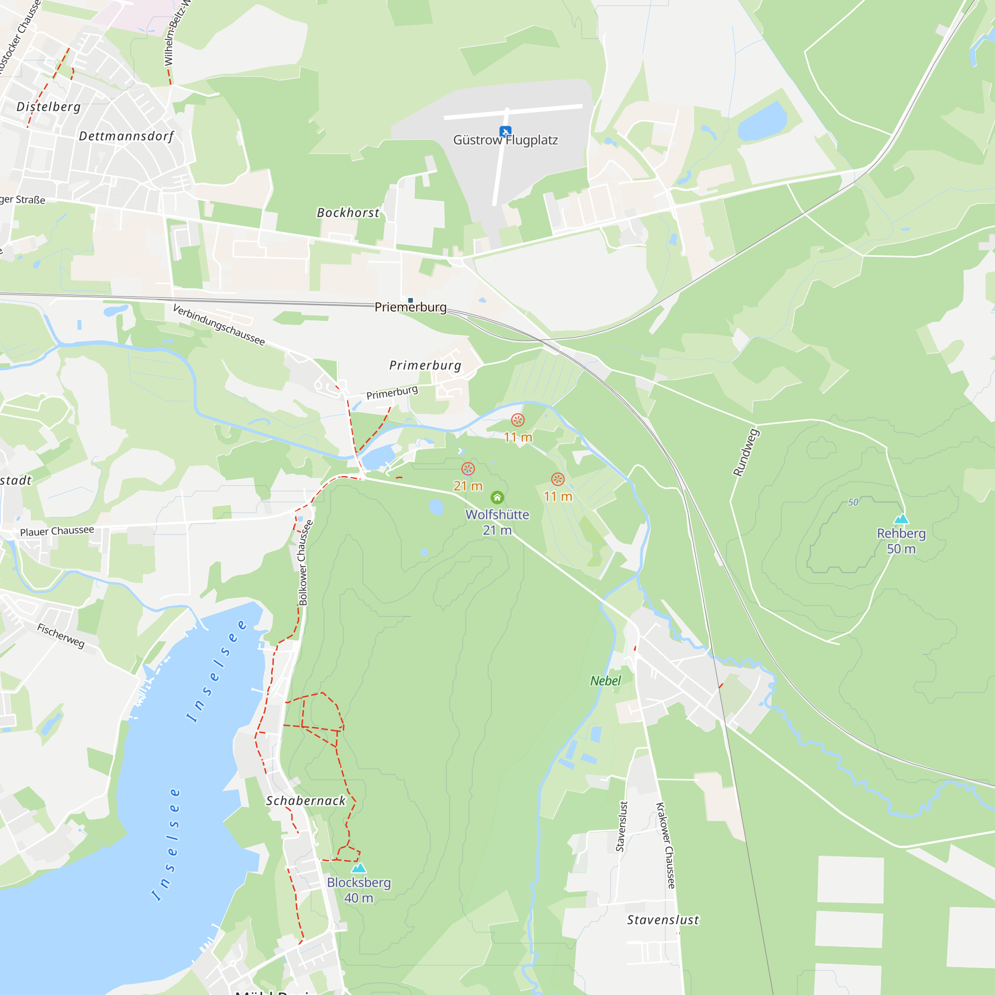Wolfshütte map