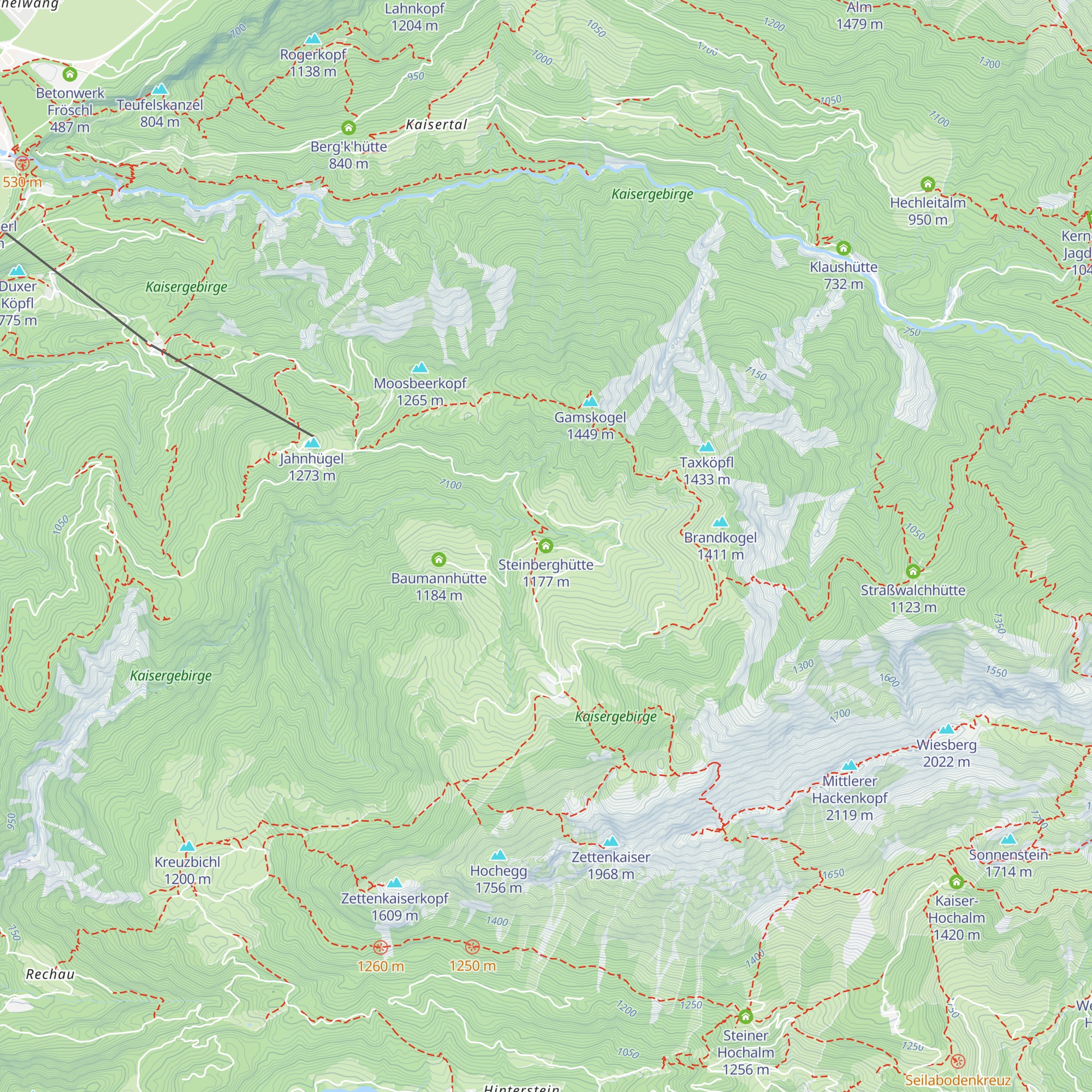 Steinberghütte map