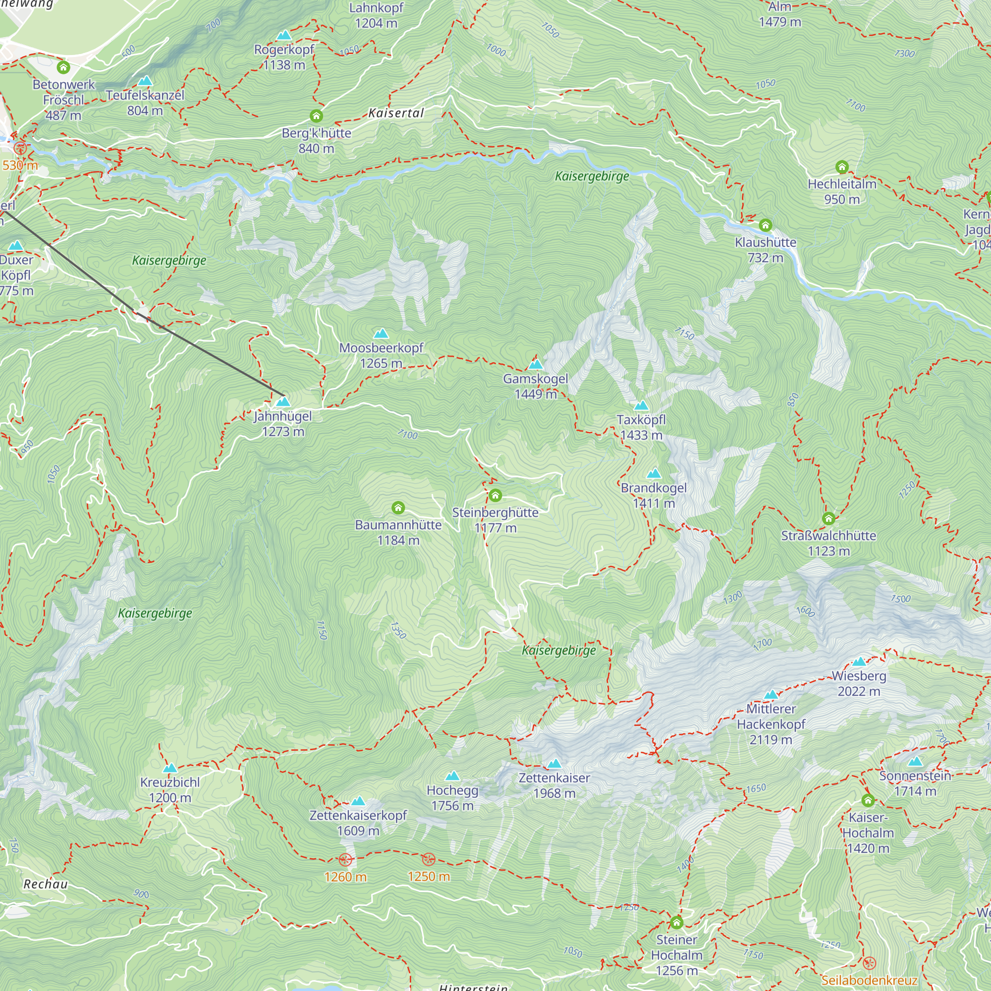 Steinberghütte map