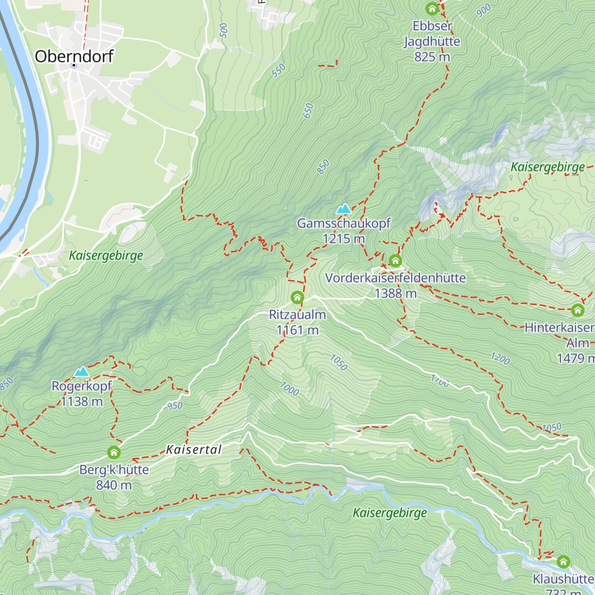 Ritzaualm map