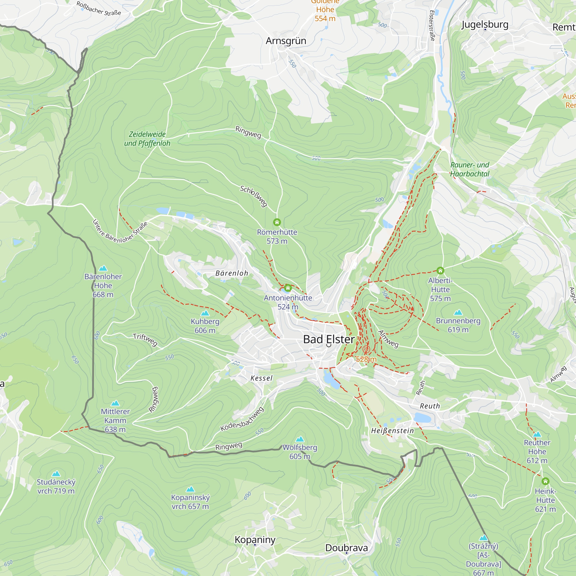 Antonienhütte map