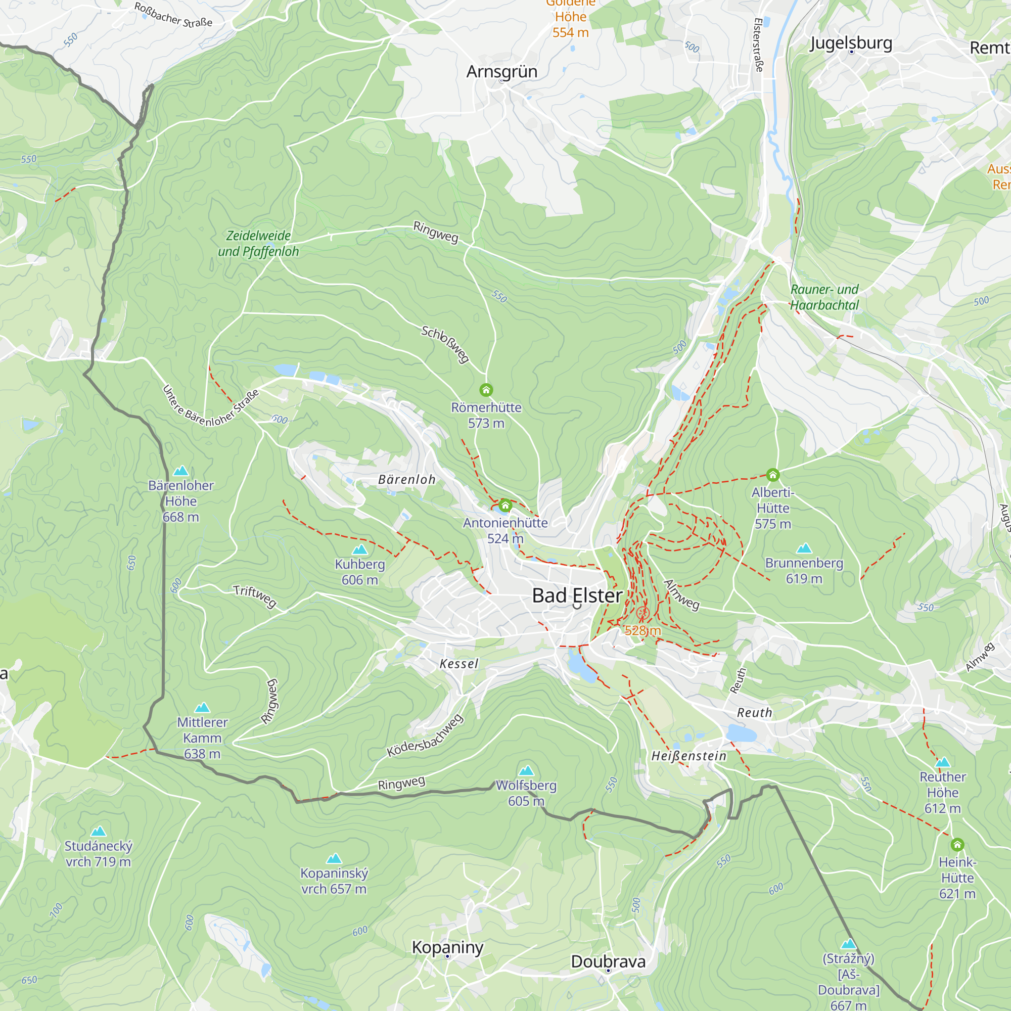 Antonienhütte map