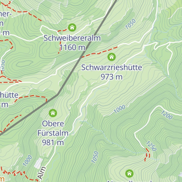 Map of neue Schwarzriesalm