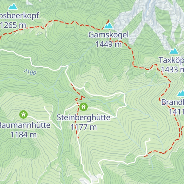 Map of Antalau-Hütte