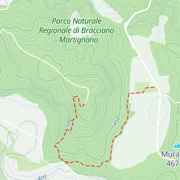 Map of Monte Calvi