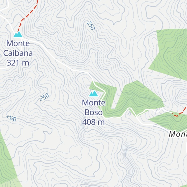 Map of Monte Boso