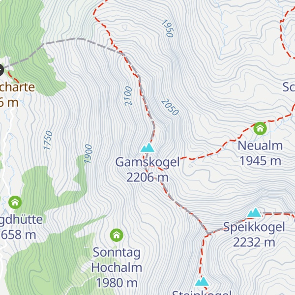 Map of Gamskogel