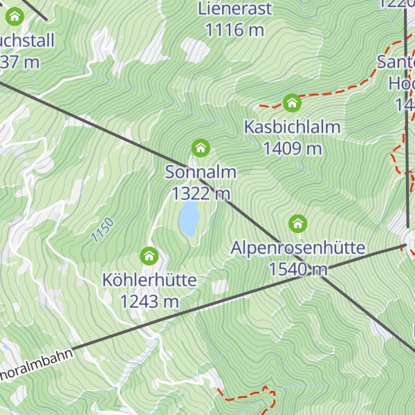 Map of Auneralm
