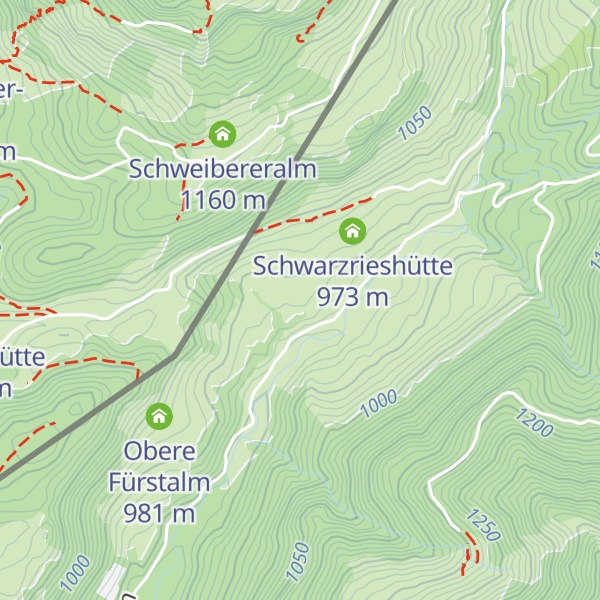 Map of Asteralpe