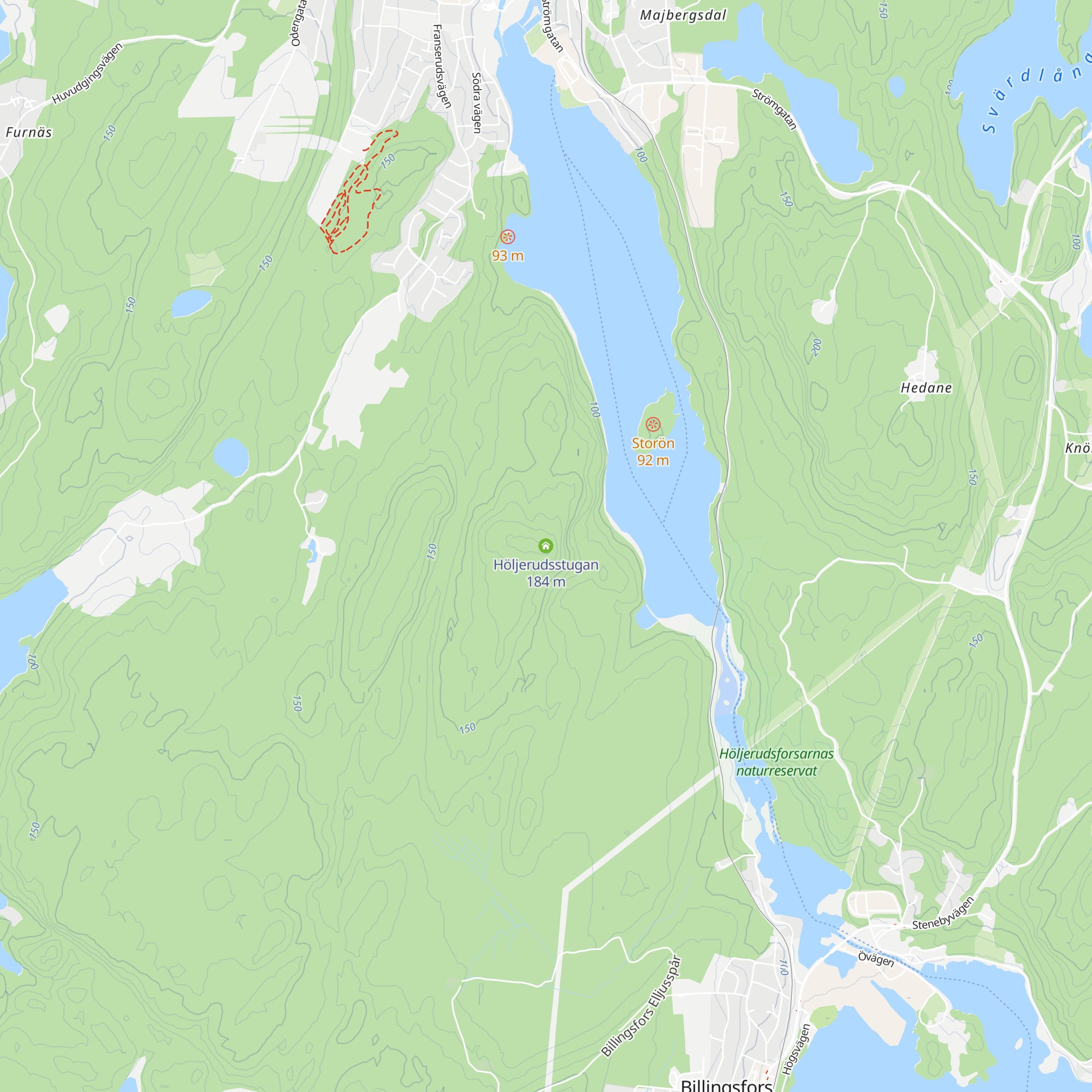 Höljerudsstugan map