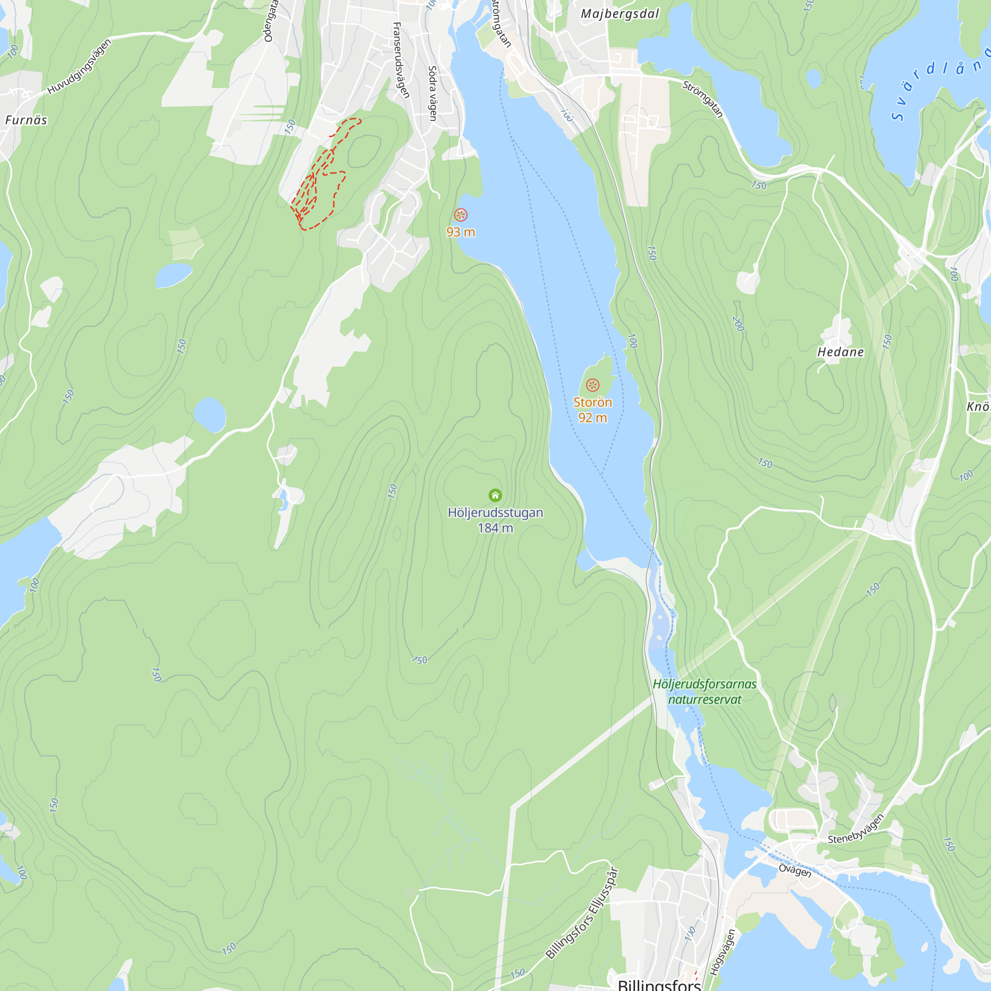 Höljerudsstugan map
