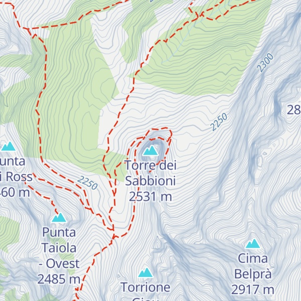 Map of Torre dei Sabbioni