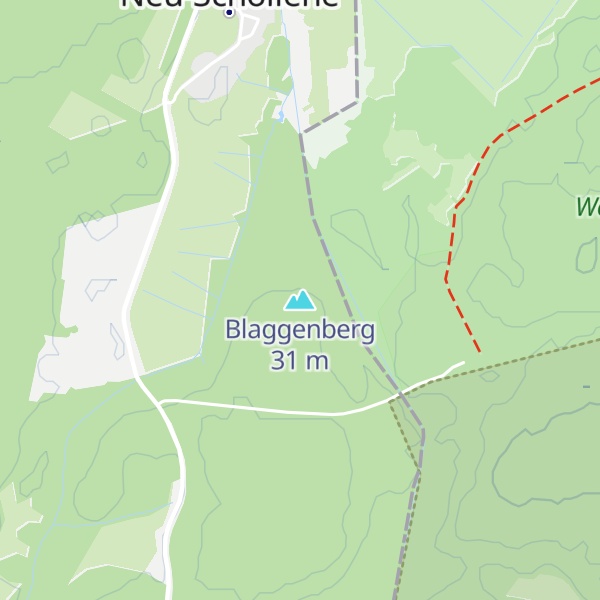 Map of Blaggenberg