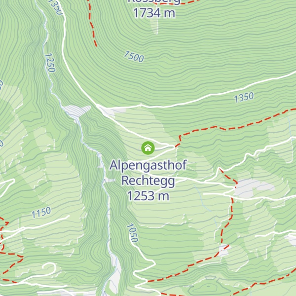 Map of Alpengasthof Rechtegg