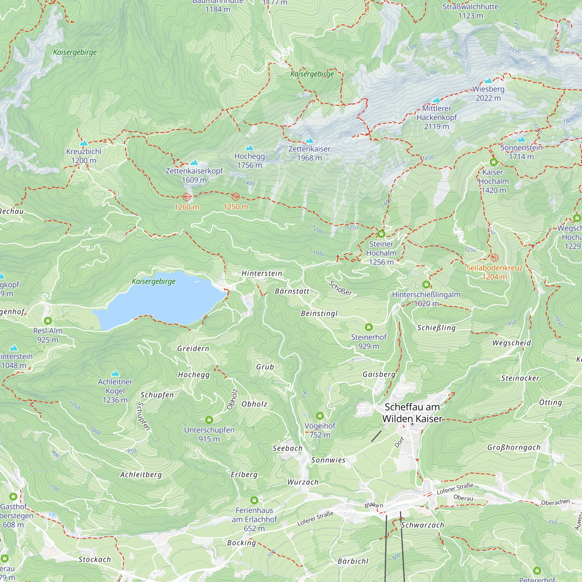 Bärnstattalm map