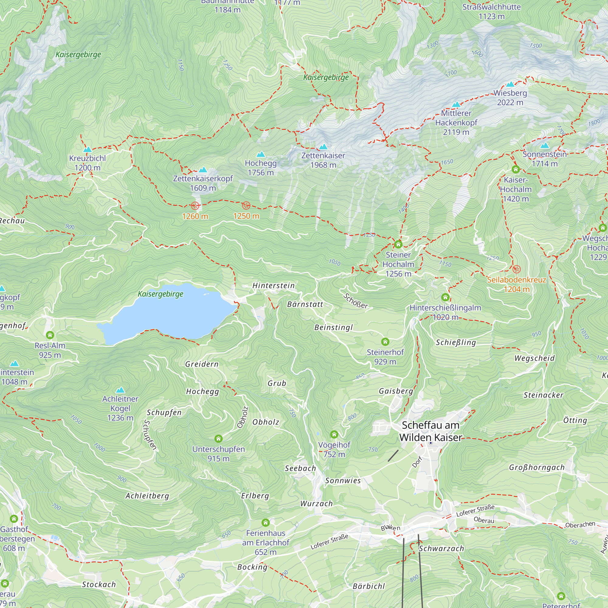 Bärnstattalm map