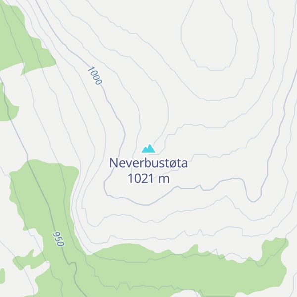 Map of Neverbustøta