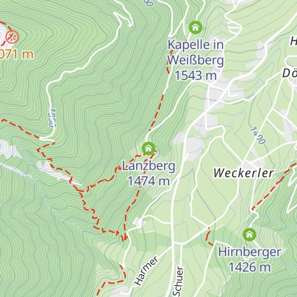 Map of Lanzberg