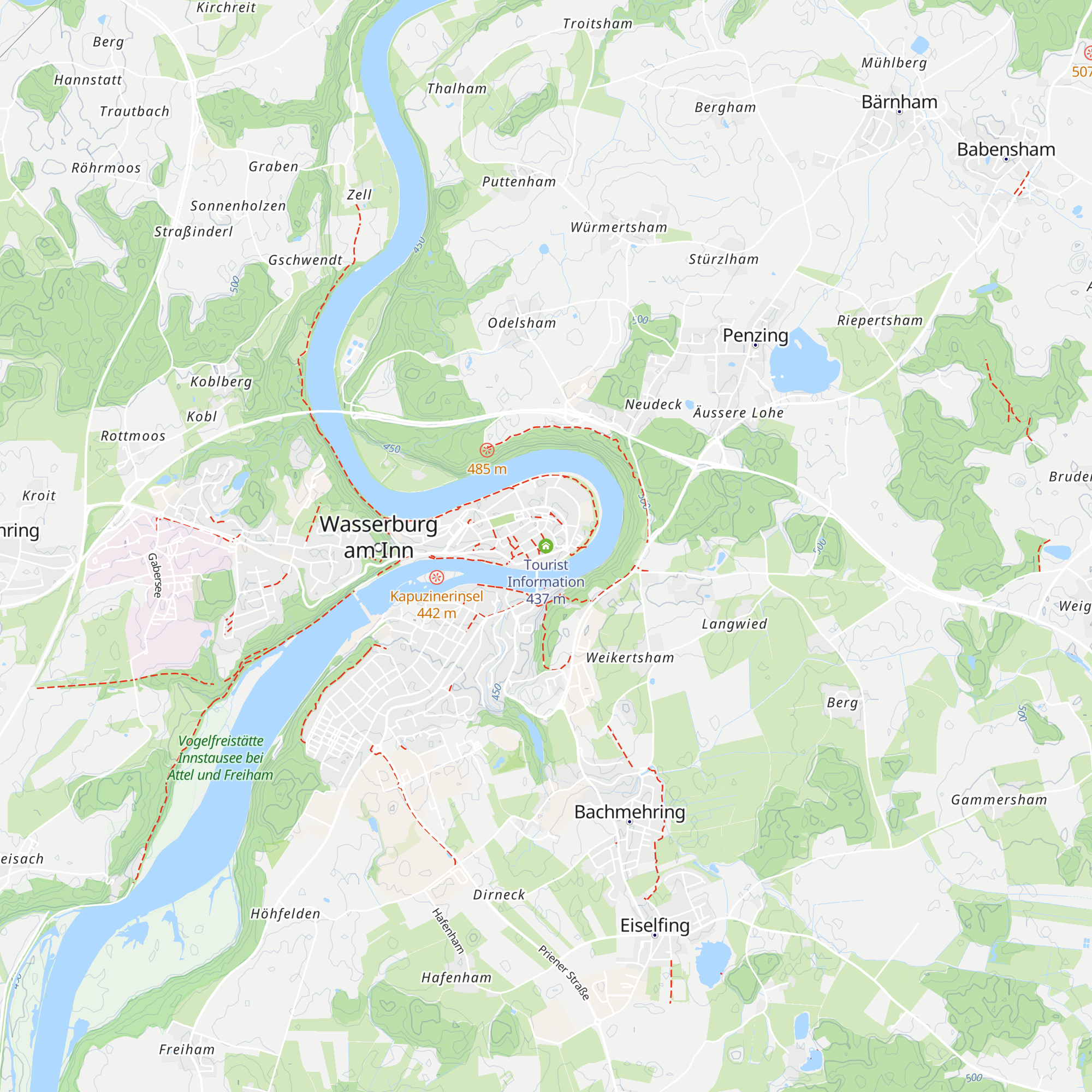 Tourist Information map